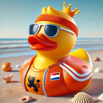 Oranje badeend 0