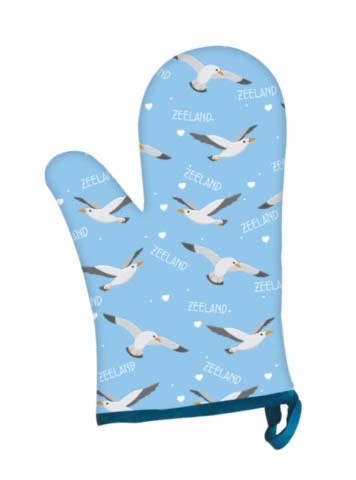 Ovenwant motief meeuw