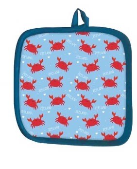 Pannenlap motief krab