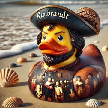 Rembrandt badeend