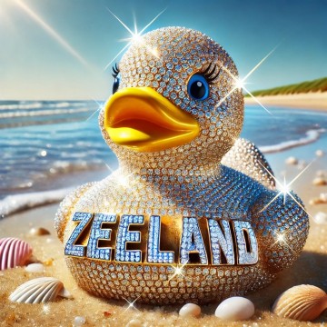 Zeeland bling badeend