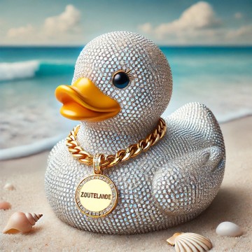 Zoutelande bling badeend